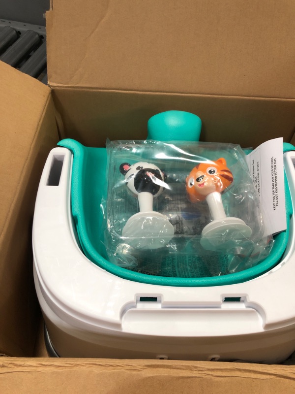 Photo 2 of Baby Einstein Dine & Discover Multi-Use Booster Feeding & Floor Activity Seat with Self-Storing Tray