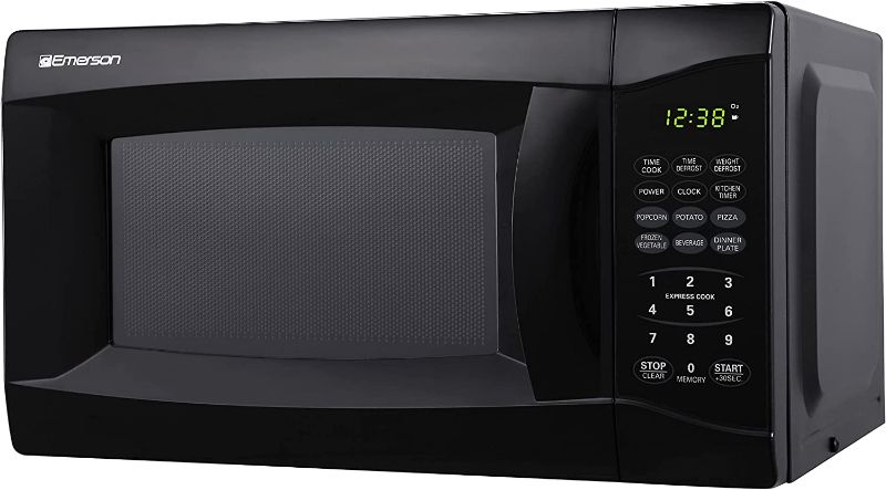 Photo 1 of 
Emerson 0.7 CU. FT. 700 Watt, Touch Control, Black Microwave Oven, MW7302B
Color:Black
Size:0.7