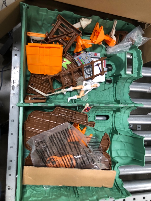 Photo 2 of ?Masters of the Universe Origins Playset Castle Grayskull with Scorceress Action Figure, MOTU Toy Fortress 4 Rooms, Trap Door and Elevator?? Single