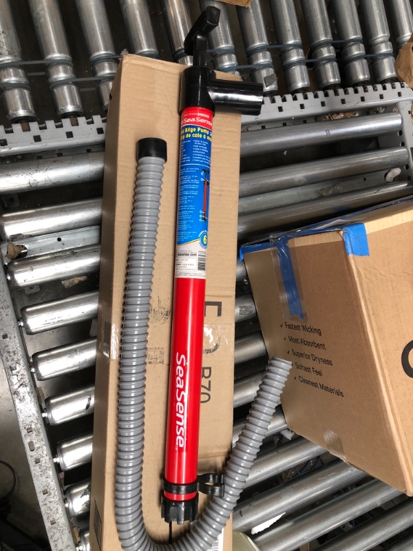 Photo 1 of SeaSense Hand Bilge Pump - Self-Priming, Manual Bilge Pump for Water Removal on Small Boats, Kayaks, Canoes, Bilges or Any Place Water Collects 24" x 36"