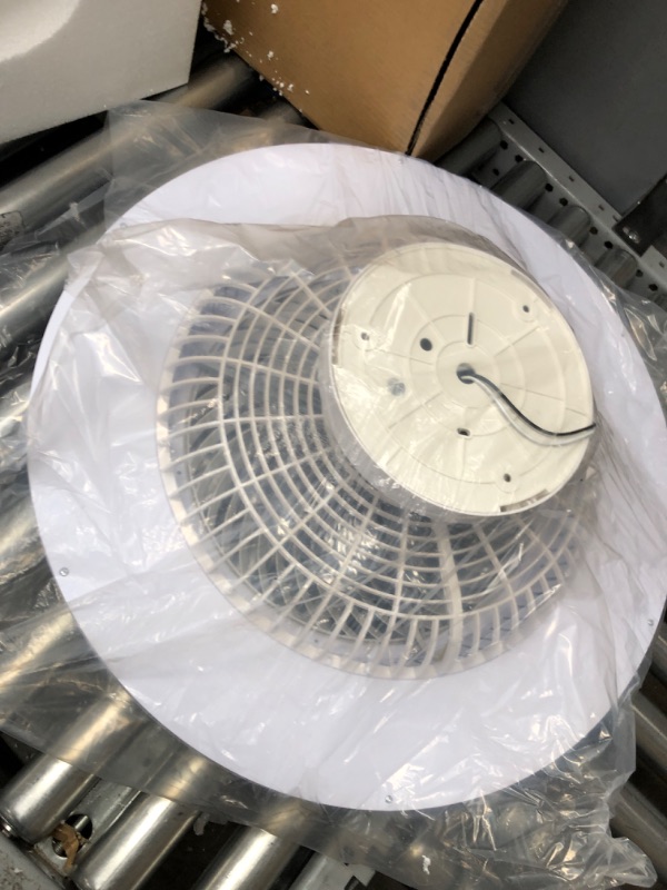 Photo 1 of YONOK Ceiling Fans with Lights Remote Control, Battery Included, 23 In Low Profile Bladeless Ceiling Fan 360° Angle Airflow, 8 Blades 3 Gear Wind 3 Color Stepless Dimming, Quick Flush Mount Ceiling Fan Morden Ceiling Fan