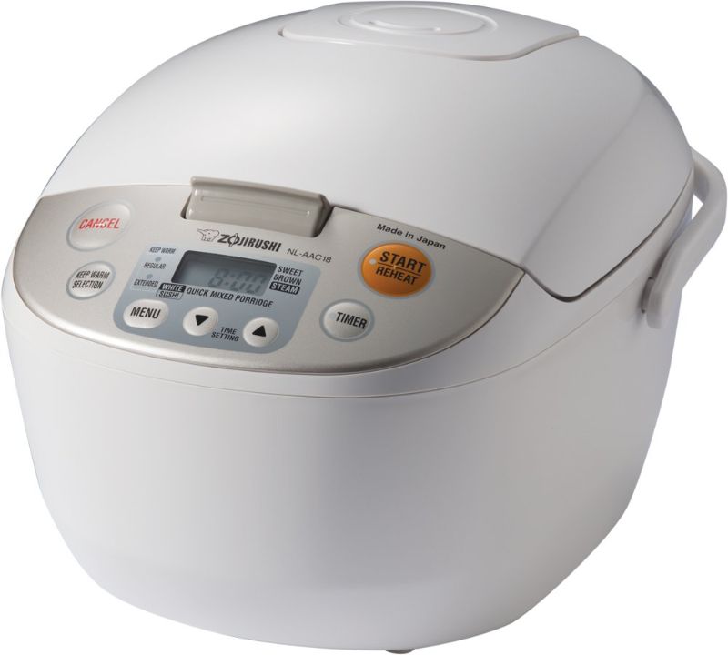 Photo 1 of ZOJIRUSHI NL-AAC18 MICOM RICE COOKER (UNCOOKED) AND WARMER, 10 CUPS/1.8-LITERS
