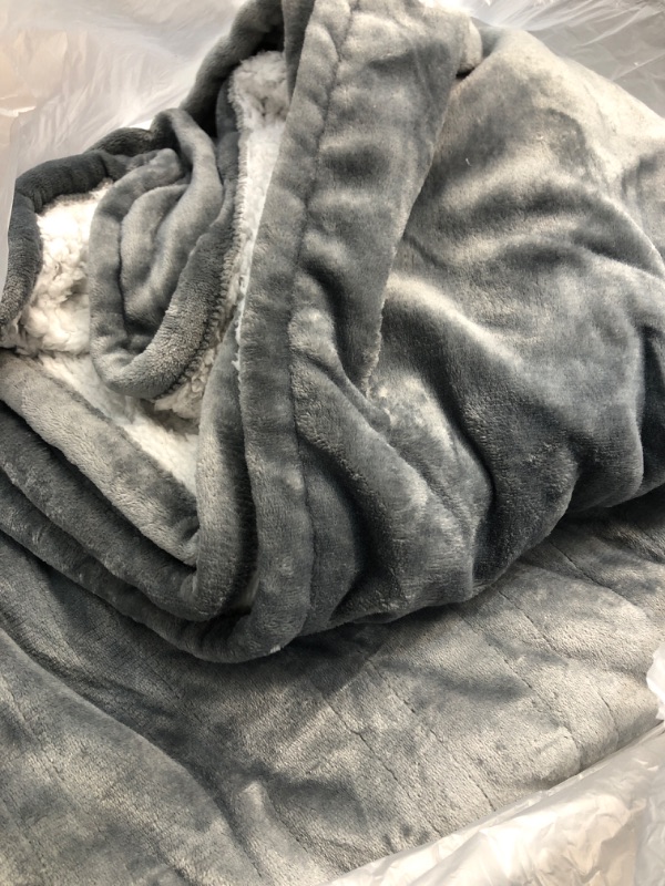 Photo 3 of *Tested* Bedsure Electric Blanket Queen Size - Heated Blanket Queen Soft Ribbed Fleece 84x90 Fast Heating Blanket Dual Control with 10 Heating Levels & 10 Time Settings 8 Hours Auto-Off, Dark Grey

