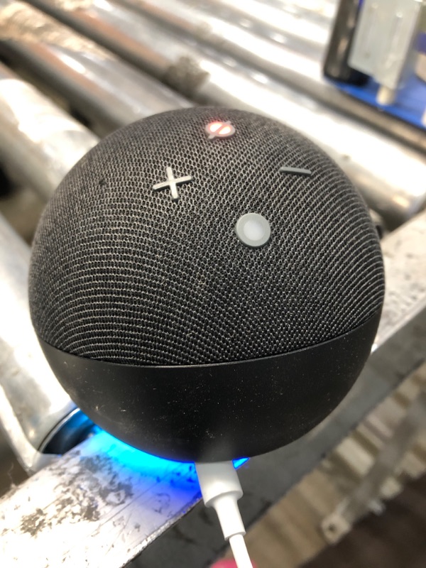 Photo 1 of *Tested* Echo Dot (4th Gen, 2020 release) | Smart speaker with Alexa | Charcoal Charcoal Echo Dot