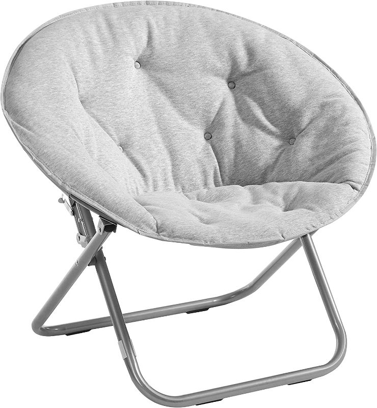 Photo 1 of *Stock Photo for Reference* Large Urban Shop Jersey Saucer Chair, Grey
