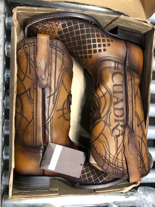 Photo 2 of Cuadra Men's Rodeo Boot in Genuine Leather Brown 10.5