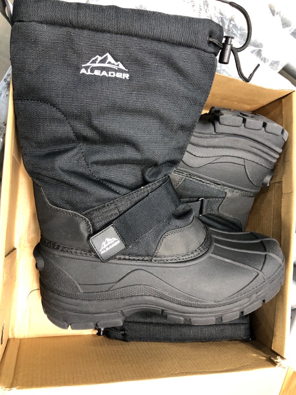 Photo 2 of ALEADER Men's Insulated Waterproof Winter Snow Boots Size 8 
