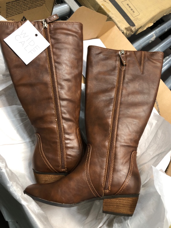 Photo 2 of Dr. Scholls Brilliance Tall Boots, Brown Size 8 
