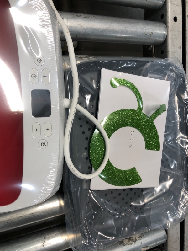 Photo 3 of *New/Factory Packaging* Cricut EasyPress 2 Heat Press (12x10) Raspberry - Iron-On Starter Bundle, Includes 5-Piece Tool Kit, Heat Press Mat, Iron-On Vinyl Roll (12 ft) Black 12x10 Iron-On Starter Bundle