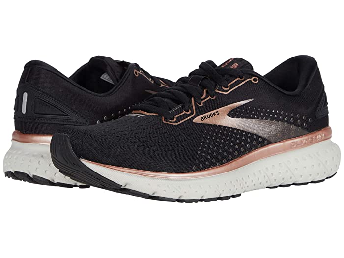 Photo 1 of Brooks Running, Women's Glycerin 18 Road Running Shoes Schwarz/Rosegold/Grau size 12
