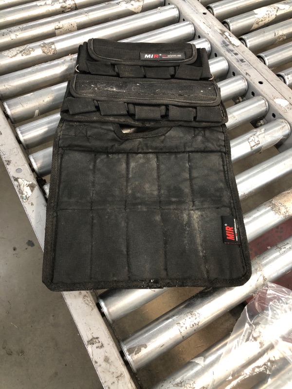 Photo 2 of *INCOMPLETE* MiR Short Weighted Vest With Zipper Option 20lbs - 60lbs Solid Iron Weights. Workout Vest for Men and Women. 20 lbs