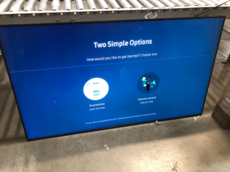 Photo 1 of SAMSUNG 65-Inch Class Crystal 4K UHD AU8000 Series HDR, 3 HDMI Ports, Motion Xcelerator, Tap View, PC on TV, Q Symphony, Smart TV with Alexa Built-In (UN65AU8000FXZA, 2021 Model) 65-Inch TV Only
