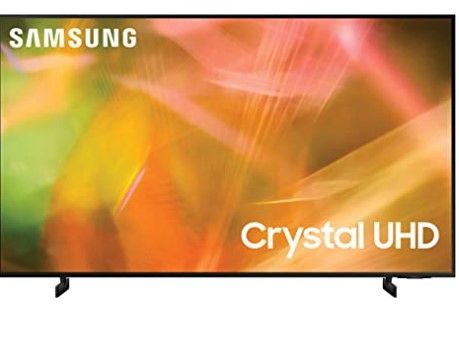 Photo 1 of SAMSUNG 65-Inch Class Crystal 4K UHD AU8000 Series HDR, 3 HDMI Ports, Motion Xcelerator, Tap View, PC on TV, Q Symphony, Smart TV with Alexa Built-In (UN65AU8000FXZA, 2021 Model)