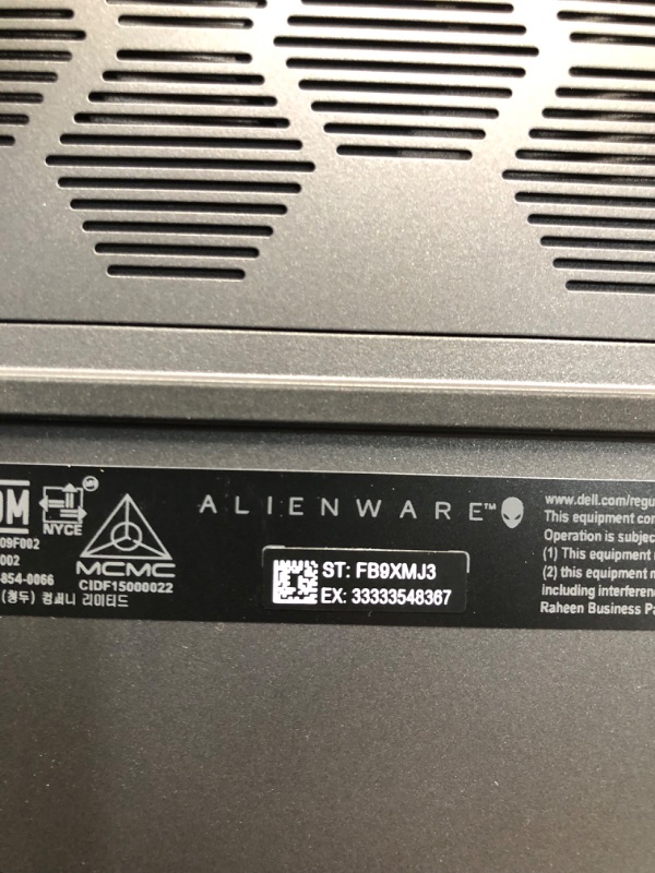 Photo 2 of Alienware M15 R5 Gaming Laptop, 15.6 inch FHD 360Hz 1ms G-SYNC Display, AMD Ryzen R9 5900HX, GeForce RTX 3070, Killer WiFi, RGB Keyboard, Windows 11, Dark Side of The Moon (32GB RAM | 1 TB PCIe SSD)