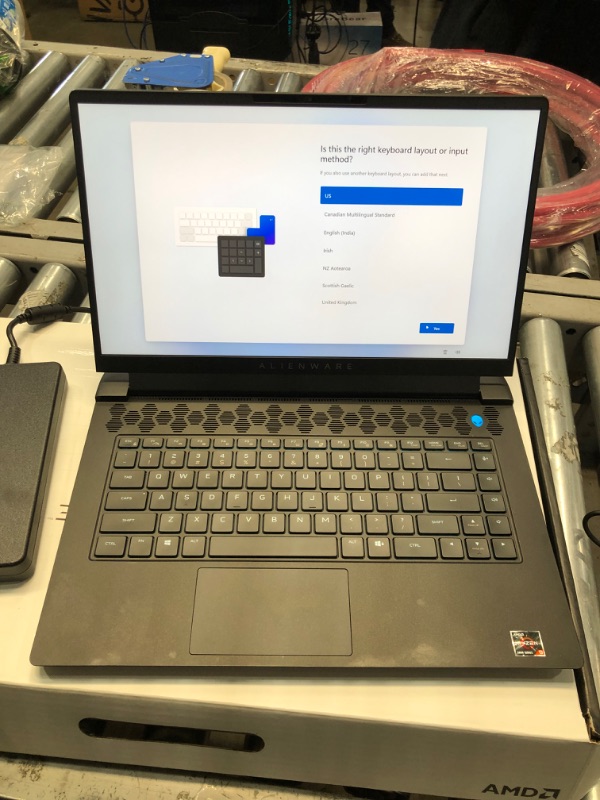 Photo 7 of Alienware M15 R5 Gaming Laptop, 15.6 inch FHD 360Hz 1ms G-SYNC Display, AMD Ryzen R9 5900HX, GeForce RTX 3070, Killer WiFi, RGB Keyboard, Windows 11, Dark Side of The Moon (32GB RAM | 1 TB PCIe SSD)