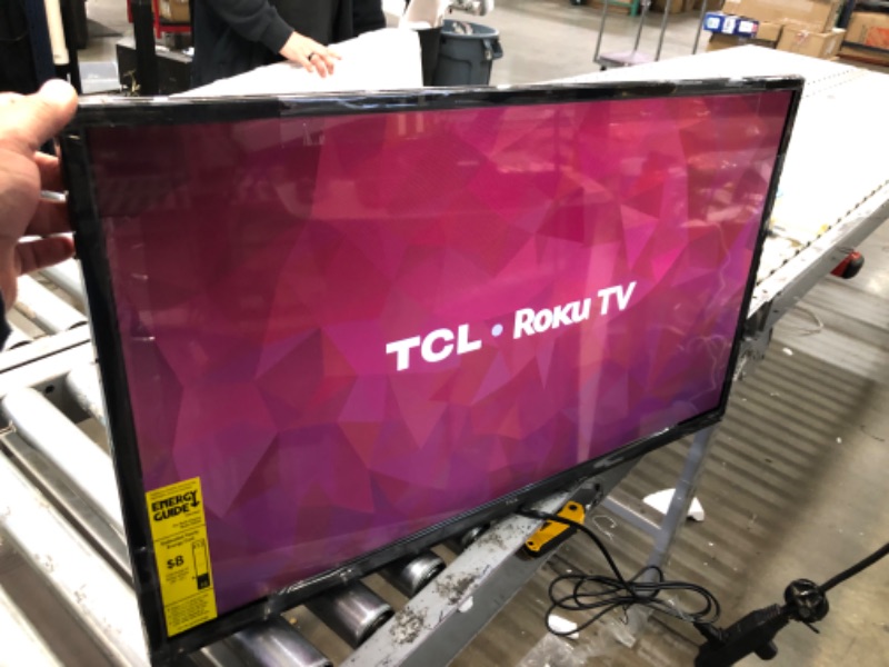 Photo 2 of TCL 32" Class 3-Series HD 720p LED Smart Roku TV - 32S355, Black
