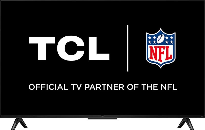 Photo 1 of TCL 43" Class 4-Series 4K UHD HDR Smart Roku TV – 43S455, Black
