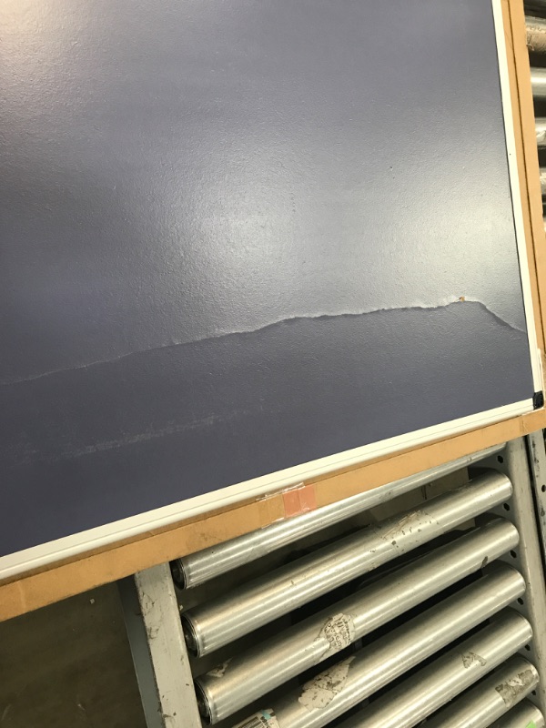 Photo 4 of **MINOR DAMAGE**AmazonBasics Magnetic Framed Dry Erase White Board, 36 x 48 inch