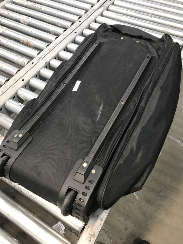 Photo 3 of **MINOR DAMAGE**Travelers Club Xpedition 30 Inch Multi-Pocket Upright Rolling Duffel Bag 30" Suitcase Black