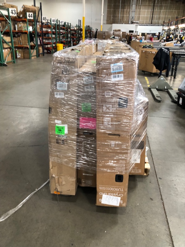Photo 1 of PALLET OF DAMAGED TVS NO REFUNDS OR RETURNS 