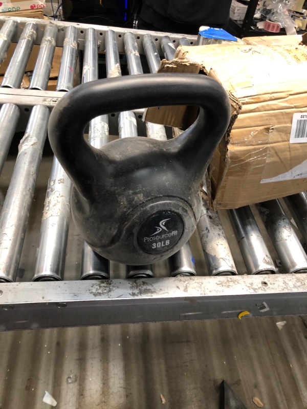 Photo 2 of **USED/SLIGHT DAMAGE** ProSource Vinyl Plastic Kettlebell  30lb