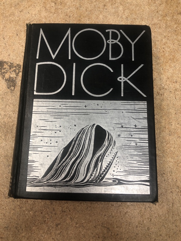Photo 1 of *** COLLECTORS ITEM**** 1930 Vtg Moby Dick Melville Rockwell Kent Illustrated Random House 1st First Ed Hardcover – January 1, 1930