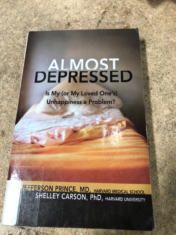 Photo 2 of Almost Depressed: Is My (or My Loved One s) Unhappiness a Problem (The Almost Effect) Paperback – October 22, 2013
