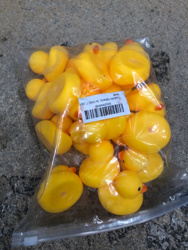 Photo 2 of Codall Mini Yellow Rubber Bath Ducks for Child?2.1", 20pcs?