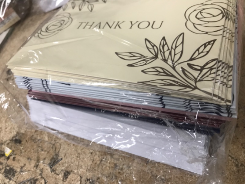 Photo 2 of 36 Pack Floral Thank you Cards , Thank You cards with Envelopes , Thank you Card , Thank You Cards Bulk , Thank You Note Cards , Small Thank you Cards , Blank Thank You Cards with Envelopes