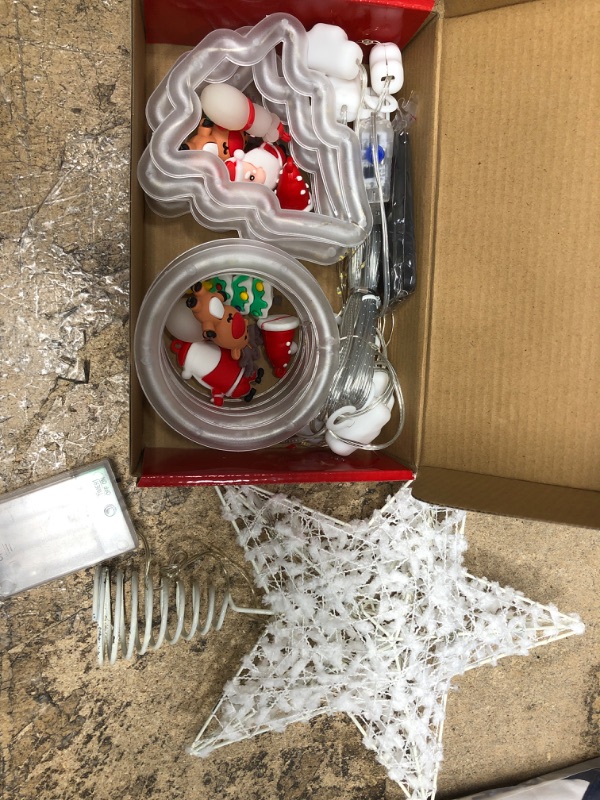 Photo 1 of 2 ITEM CHRISTMAS LIGHT DECORATION BUNDLE