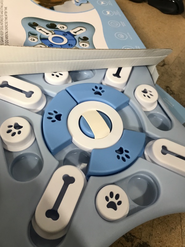 Photo 2 of (PACK OF 2) [New Edition ] Dog Puzzle Toys- Dog Slow Feeder Dogs Food Puzzle Feeder Toys for IQ Training Aid Pets Digestion Dog Puzzle Toys for Smart Dogs