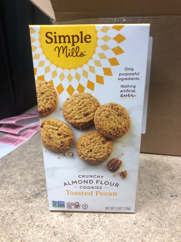Photo 4 of ***EXPIRED***Simple Mills Almond Flour Toasted Pecan Cookies 6pk 