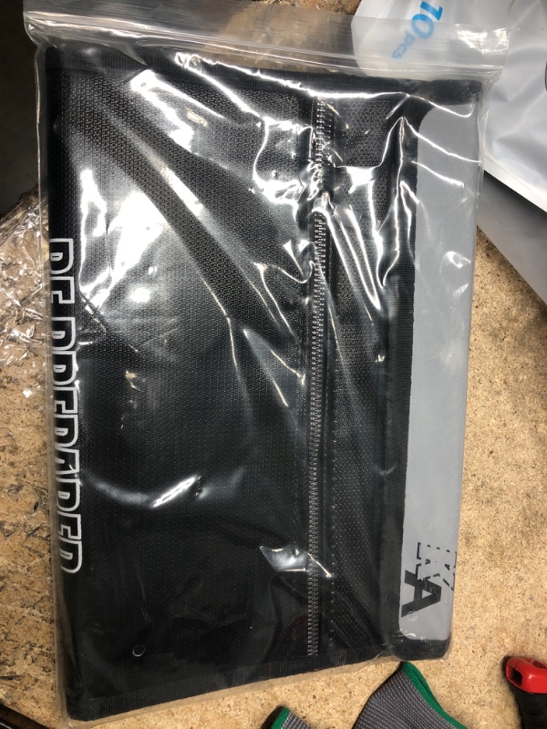 Photo 1 of Fireproof Money Bag,KaAutoler Fireproof Waterproof documents, Cash Bag with Zipper Closure,Fireproof Safe Storage Bag Envelope,Fireproof Box Suitable for documents, Bank Inventory, Passport