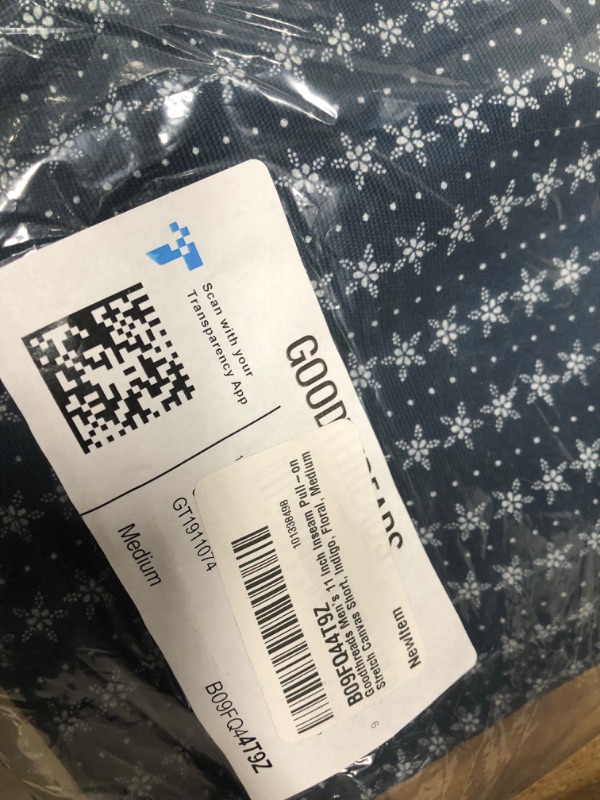 Photo 1 of Goodthreads Men's 11" Inseam Pull-On Stretch Canvas Short SIZE Medium COLOR Indigo, DESIGN Floral