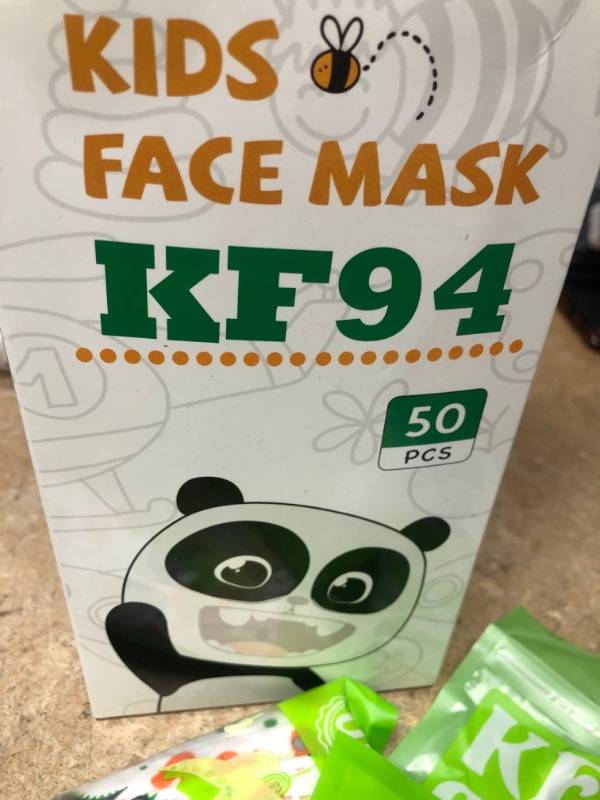 Photo 3 of 50 PCS KF-94 Face Masks, 4 Layers for Kids & Adult, 4-Ply Cup Dust Mask 3D Design Shape Kids Pattern 50 Count (Pack of 1)