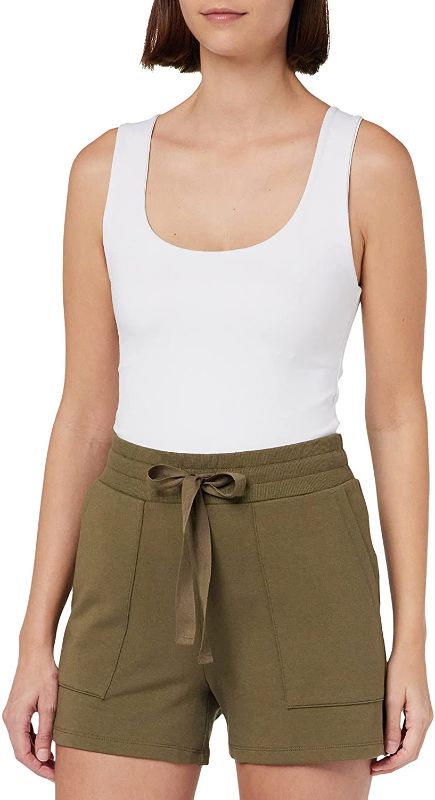 Photo 2 of Daily Ritual Women's Terry Cotton and Modal Patch-Pocket Drawstring Short XX-Large Surplus