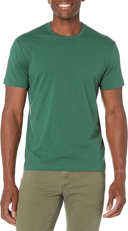 Photo 1 of Goodthreads Men's Slim-Fit Short-Sleeve Cotton Crewneck T-Shirt SIZE X-Large Tall COLOR Green No Pocket (BUNDLE OF THREE)