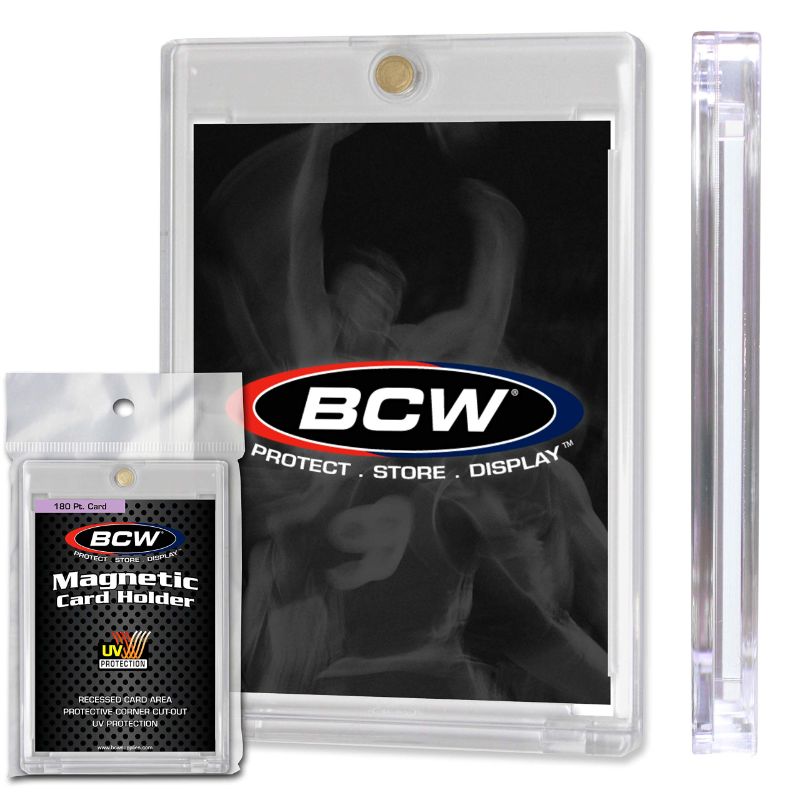 Photo 1 of BCW Magnetic Card Holder - 540 Pt. (9 Pack)