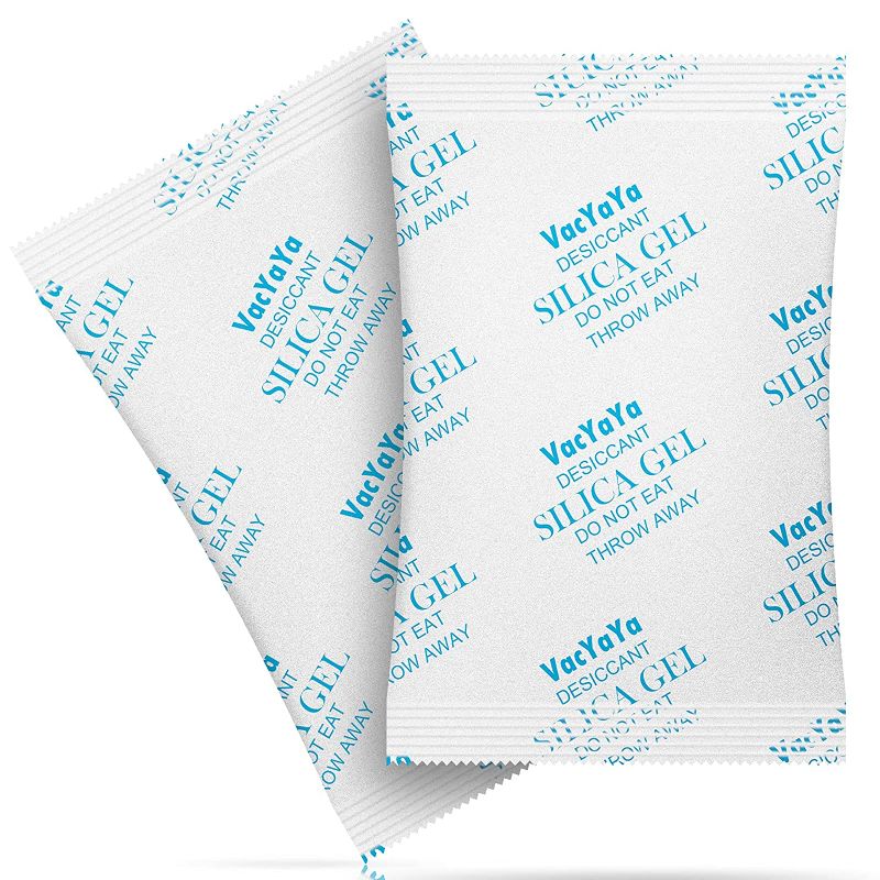 Photo 1 of 3 bags of VacYaYa 20 Gram(30Packs) Food Grade Moisture Absorbers Silica Gel Packs Desiccant for Storage,Food Safe Dessicant