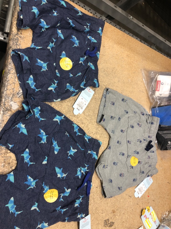 Photo 1 of 4T boy shark shorts (3 pack)