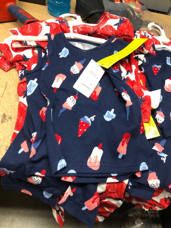 Photo 2 of ***SHIRTS ONLY** Toddler Girls' 'Strawberry Ice Cream' Pajama Set - Just One You® Made by Carter's Blue/Red SIZE 3T
