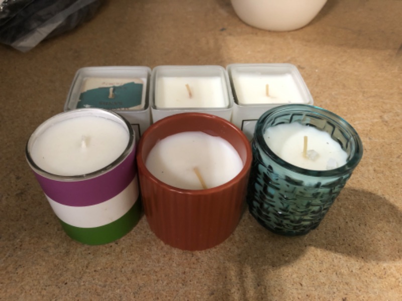 Photo 1 of 6PK- MINI SCENTED CANDLES (STYLES/SCENTS VARY)