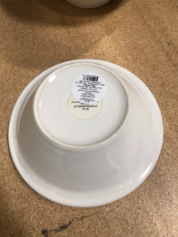 Photo 3 of 15oz Porcelain Woodbridge Cereal Bowls - Threshold™ - Set of 8