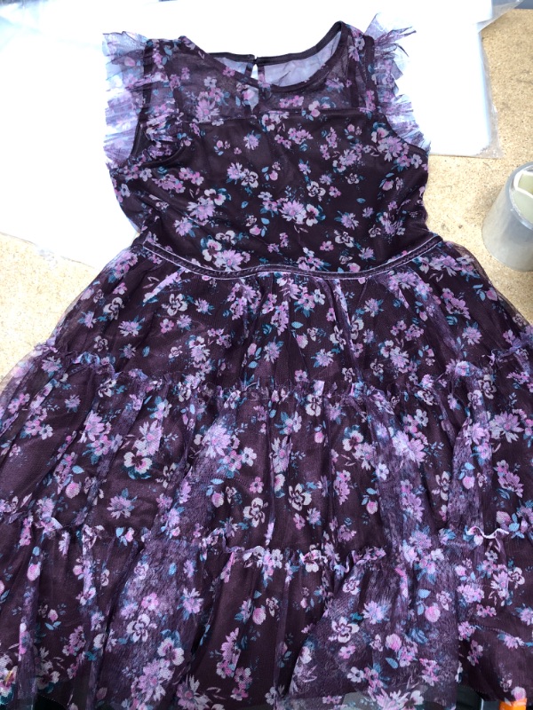 Photo 1 of Girls Purple Floral Dress l 10/12 GIRLS 