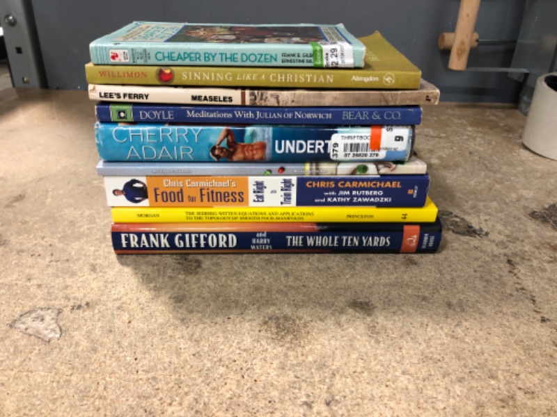 Photo 1 of ***BUNDLE** BUNDLE OF NINE BOOKS VARYING IN CONDITIONS 