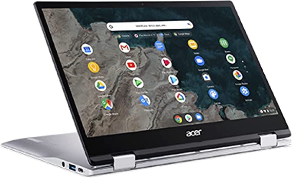 Photo 2 of Acer Chromebook Spin 513 R841T R841T-S5VA 13.3" Yes 2 in 1 Chromebook - Full HD - 1920 x 1080 - Qualcomm Kryo 468 Octa-core (8 Core) 2.4GHz - 8GB RAM - 64GB Flash Memory,Black
