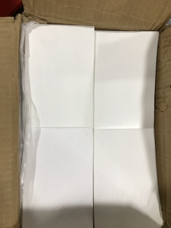 Photo 1 of 4 x 6 Direct Thermal Shipping Labels with Perforations, 2000 Fanfold Labels, Permanent Adhesive, White Mailing Labels for Thermal Printer-- blank labels