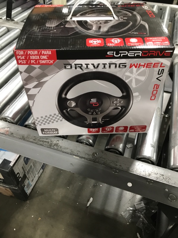 Photo 2 of Superdrive - racing Driving Wheel with pedals and gearshift paddles for nintendo Switch - Ps4 - Xbox One - PC - Ps3