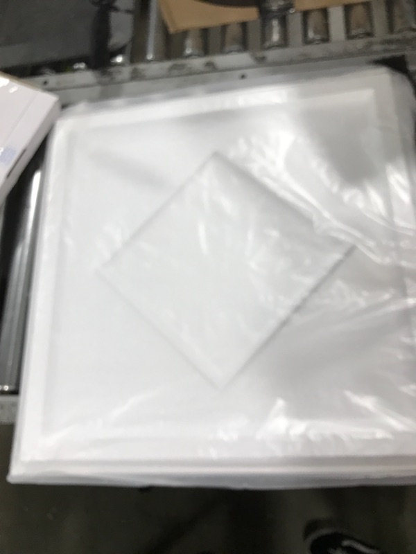 Photo 3 of Art3d Decorative Drop Ceiling Tiles 2x2, Glue up Ceiling Panel Square in White, Pack 12 Tiles - x4 