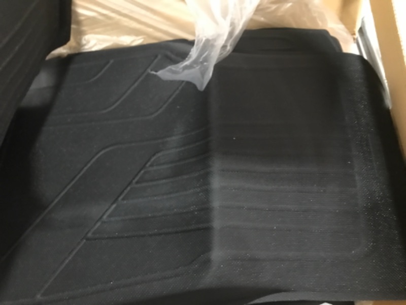 Photo 3 of BHASD Tesla Model Y Floor Mats 3D Full Set Floor Liners 6pcs Vehicle Mat for 2021 2022 2023 5 Seater Car Floor Mats Cargo Liner Trunk Mat Interior Accessories, Waterproof Odorless TPE XPE Material Full Set?6 pcs?